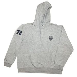 Vintage Chaps 78 1/4 Quarter Zip Hoodie Sweater Sweatshirt